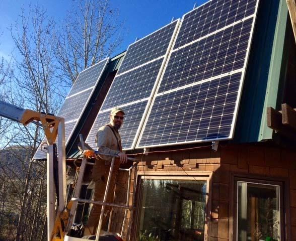 Jason s Solar PV Array 3.65kw System Size: 13 x 280w panels = 3.