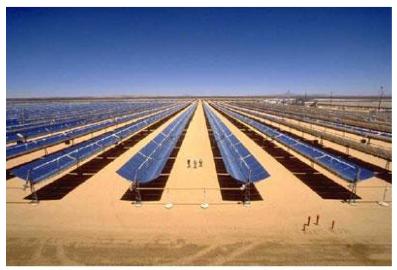 Solar Thermal Energy Project California, USA Project: Genesis Solar Energy Project Location: Riverside County, Ca, U.S.A. Capacity: Land: Cost: 250 MW (for 150,000 homes) 800 hectares Slightly over US $1 billion In service: 2012 (expected) www.