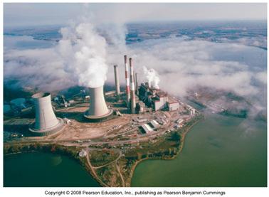 , publishing as Pearson Benjamin Cummings Electricity generation A coal-fired, electricitygenerating power plant Largest source of U.S.