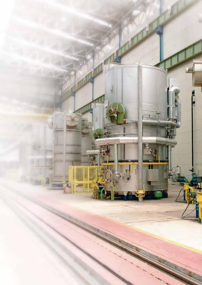 The static annealing and skinpass lines linked to Marcegaglia cold rolling lines ensure the highest consistency level of mechanical and magnetic properties of rolled steels, also providing improved