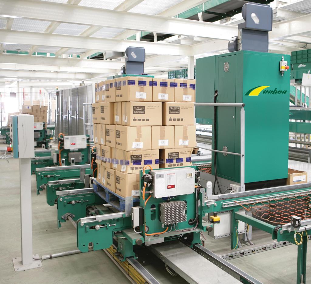 Electric pallet system professional floor-level solution EISENMANN frequently installs a floor-level electric pallet system when high transport capacities are required and overhead transport is