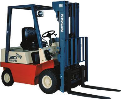 NISSAN FORKLIFT CORPORATION, NORTH AMERICA THE NISSAN INDUSTRIAL EQUIPMENT DIVI- SION of Nissan Motor Company Limited began manufacturing forklifts in Japan in 1957, and has been selling forklifts in