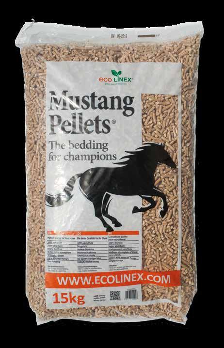 Mustang Pellets Our Mustang Pellets. Recipe especially developed for animal bedding.