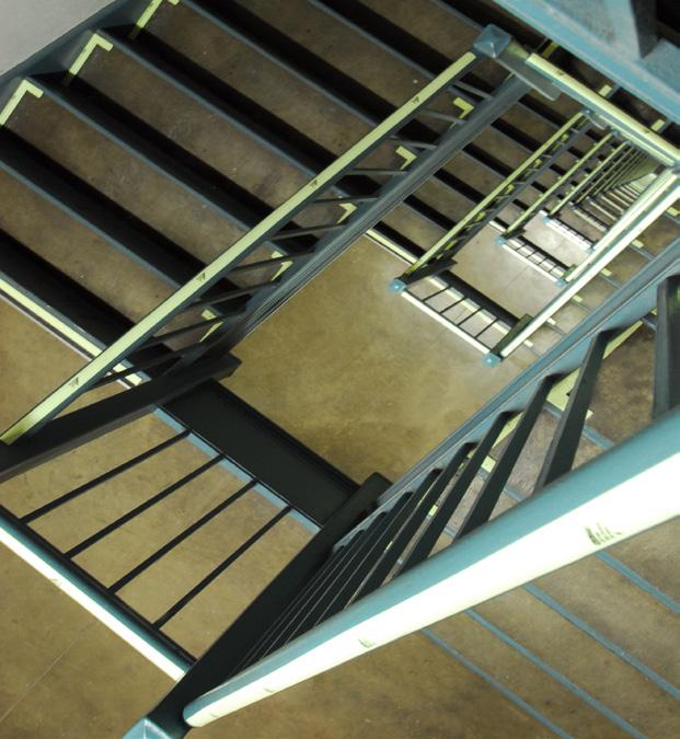 Handrail identification products: The IBC requirement calls for all handrails to be marked.