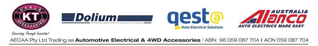 AECAA Pty Ltd trading as Automotive Electrical & 4WD Accessories NEW CUSTOMER ACCOUNT INTRODUCTORY HANDBOOK 1 2 2 2 2 3 3 4 4 4 4 5 6 6 7 8 8 8 8 8 8 9 9 9 Introductory Letter About Your Account: