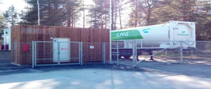 container additional to be ordered for LCNG fueling