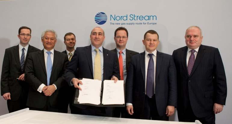 > Excellent cooperation between specialised Nord Stream teams and the industry's leading contractors Solid Financial Structure: > Nord Stream secured a 7.