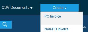 Invoice via PO Flip To create a PO-Flip invoice (or an invoice derived from a PO that you received via
