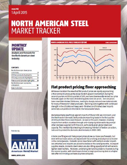 MBR s Steel Trackers MBR's North American Steel Tracker provides analysis and forecasts for the US, Canadian and