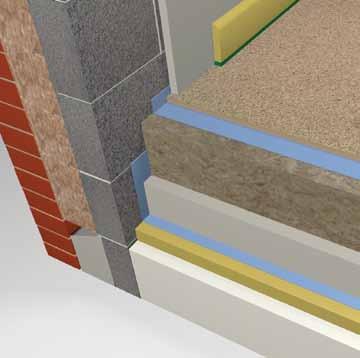 Ground Floors Ground floors Above slab Earthwool Thermal Floor Slab Plus Tolerance friendly, accommodates slight imperfections in the sub-floor Product knits together and closes joints to ensure
