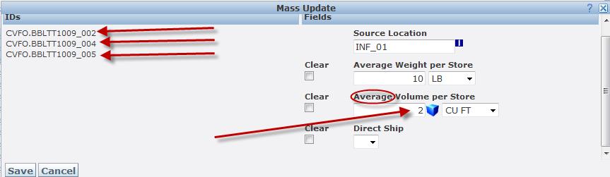 Entering the Average Volume per Store (REQUIRED) Divide the total volume by the number of lines