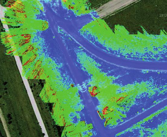 3D vision for autonomous path planning: the sensor system models the vehicle environment in 3D and generates a map.