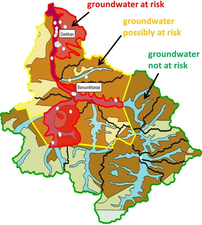 Groundwater resources monitoring and modelling in Darkhan