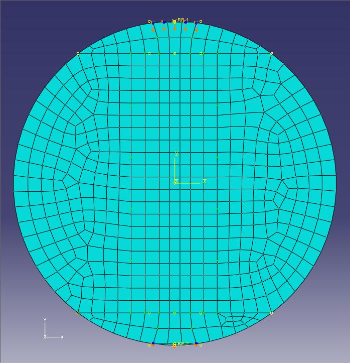 Applied Displacement D= 100 m (4 in) Fixed Boundary Condition Figure 4.5.