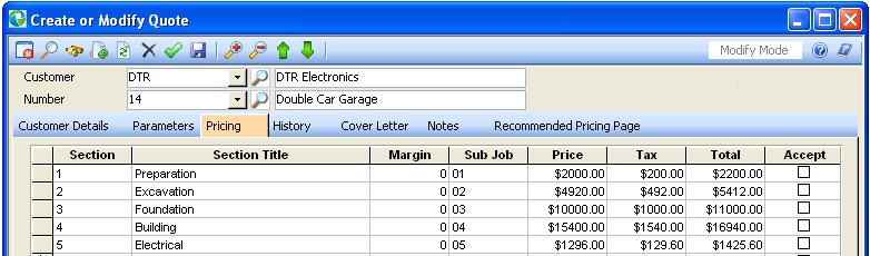 TIP: If you just want to create simple invoice style quotes using the Maintain Quotes Simple program. 2. Select a Customer (or prospect).
