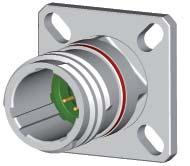 8D Series Hermetic Series Dimensions Square flange receptacle (type 21) F 2.35/2.50 E C D A 12.4/12.95 Fully mated indicator band - Red B Shell size A ± 0.20 B ± 0.20 C D E ± 0.
