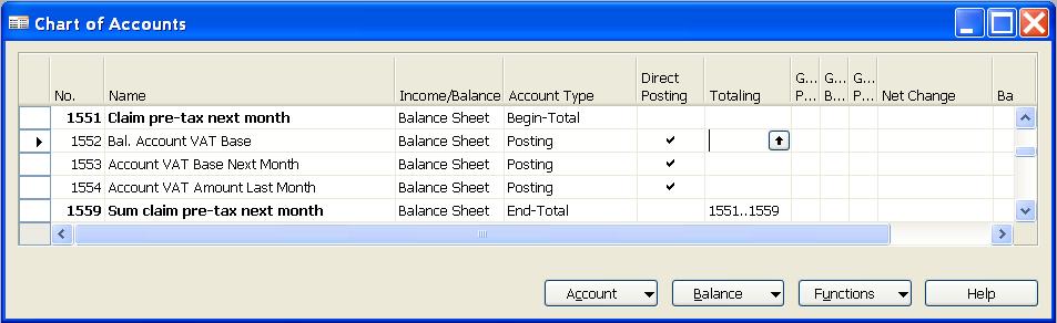Trial Balance and Affiliation Field Enable VAT Correction Bal.