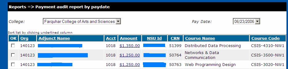Payment Audit Report by Paydate Procedure Click the drop down menu on main menu and select Payment Type (See figure below) 1.