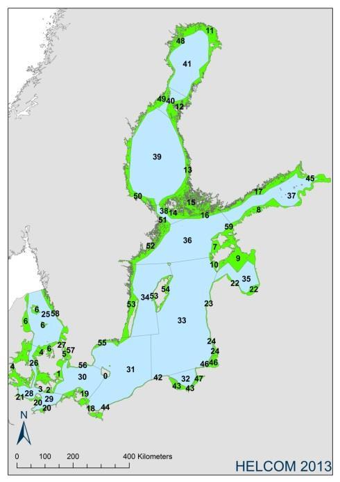 Diatom/Dinoflagellate Ratio HELCOM Assessment Unit Level: suggested 3 The indicator is/should be applicable in: all open sea areas of the Baltic Sea