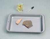 Observe Write your observations in your Science Journal. Infer which rock type might be a good reservoir for petroleum.