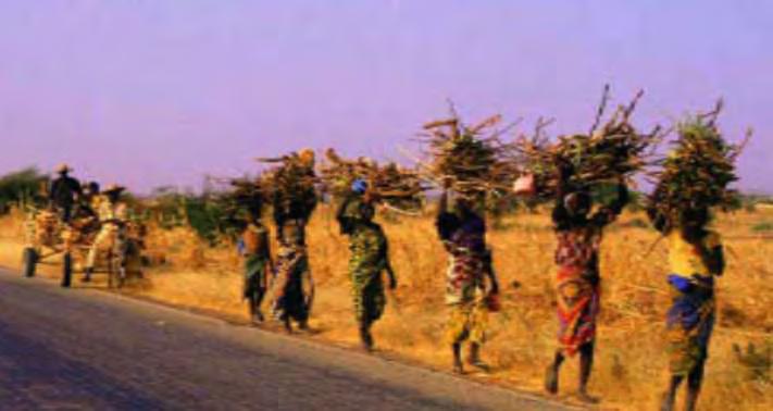 A Transmission Line for Much of the World In Africa, women typically carry 20