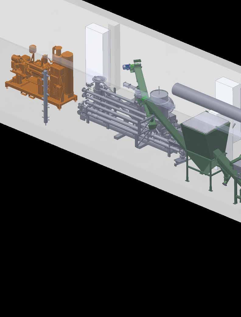 Co-generation plant PG 50 PEZZOLATO to 50 kw The proposed complete turnkey co-generation plant is made of a storage,