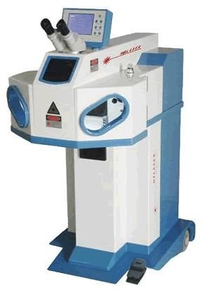 Jewelry Laser Spot Welding Machine This laser spot welding machines are used for perforation and spot welding of sand hole for gold and silver jewelleries.