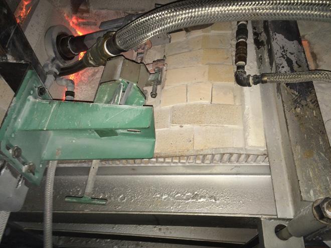 Oxygen lancing was first installed on the #4 and #5 ports on both sides of the furnace. Eventually, lancing was extended to the #3 port left and right as well.