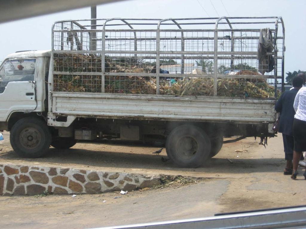 Picture 2: Trucks used to