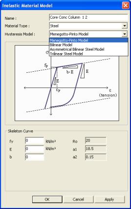 Model > Properties > Moment-Curvature Curve Assign the