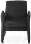 D x 37 H Empire Chair Black Leather White Leather 28 L x 32 D x 32 H Ibizia Chair
