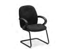 Chair Armless Black 21 W x