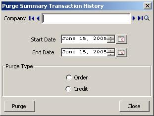 5BChecking the POS Server Status To clear summary transaction history from POS Server: 1. Choose the Maintenance icon, and then choose the Purge Summary Transaction History icon from the middle row.