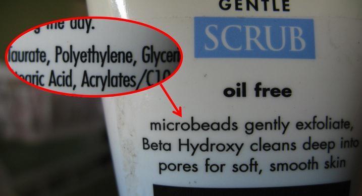 Plastic pollution at another scale: microbeads Many personal care products sold in around the world contain micro-plastic particles