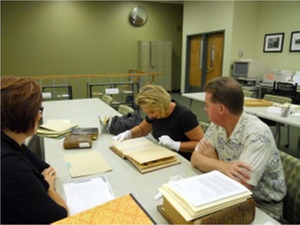 Traditional Services Reading room open to public for research Organize