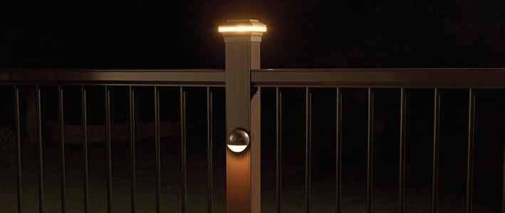 Deck and Rail Lighting Enjoy your space after dark Fiberon offers a range of energy-efficient options to illuminate