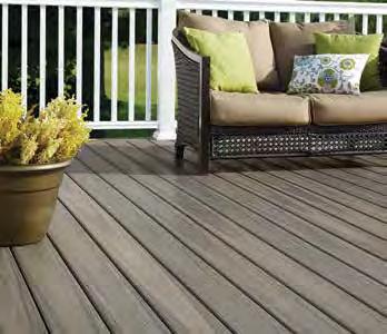 Paramount Decking Ready for anything Available in four multi-chromatic colors and two solids, ultraresilient Paramount Decking can withstand almost anything: moisture, dents, even flames.