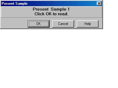 Once the instrument has been zeroed with your blank solution, click the Start button. You should get a warning stating your report will be deleted. Click "OK" (Figure 12).
