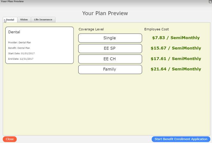 3.3 Enrollment Process An employee will have a banner on the left-side of the ESS module beneath the screen tabs if enrollment is available through one of the following methods: An Open Enrollment