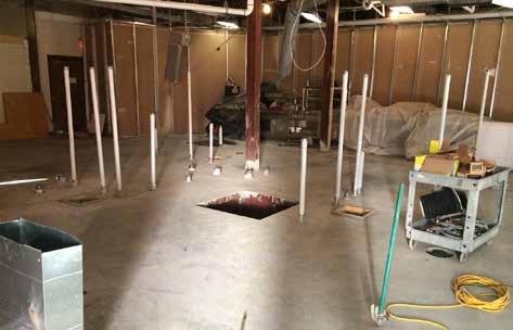 Crawl space MEP rough in has finished. MEP rough.  Crawl space MEP rough in has finished.