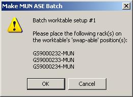 GoldenGate Genotyping Assay Guide Automated Figure 103 Make MUN ASE Batch Screen with Project and Batch Selected Use the Search box to search for a specific Batch ID or DNA Plate.
