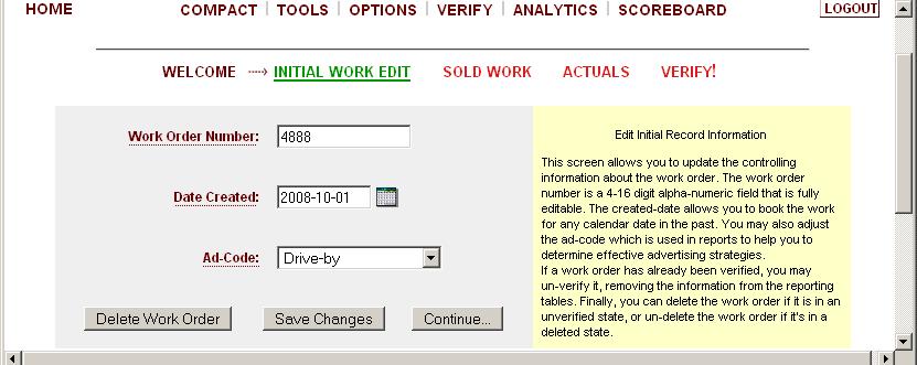 QUICK START VERIFY FOR BOOKKEEPER/MANAGER How to verify a work order Complete info in the Verify document via the Clients link at www.quicktracsw.