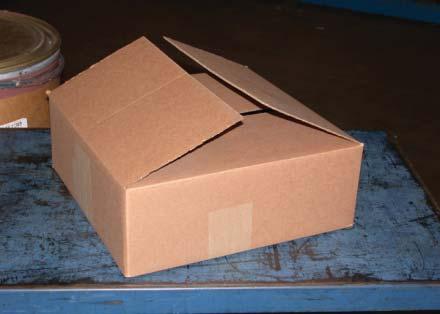 - Cardboard Shell Bottom Sealed with String Supported Packing Tape Top Sealed with Packing Tape Peanuts and Spacers can be Added per Customer Request 70 lbs Maximum