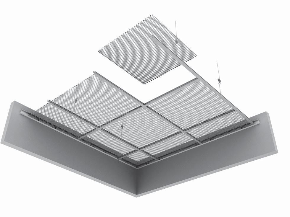 EXPANDED STANDARD SYSTEMS LAY-IN EXPANDED Integra Expanded Lay-in panels provide architects with different design options and they are fully compatible with T-24 and T-15 suspension systems.