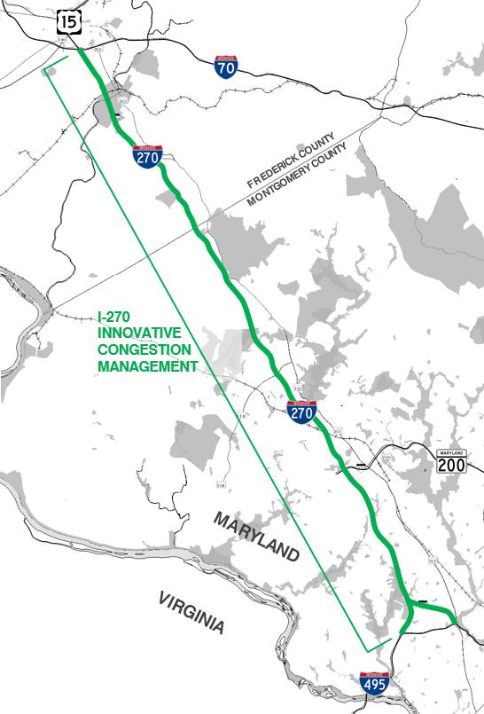 Maryland Department of Transportation State Highway Administration I 270 Innovative Congestion Management The I 270 Innovative Congestion Management Project proposes a two pronged approach of roadway