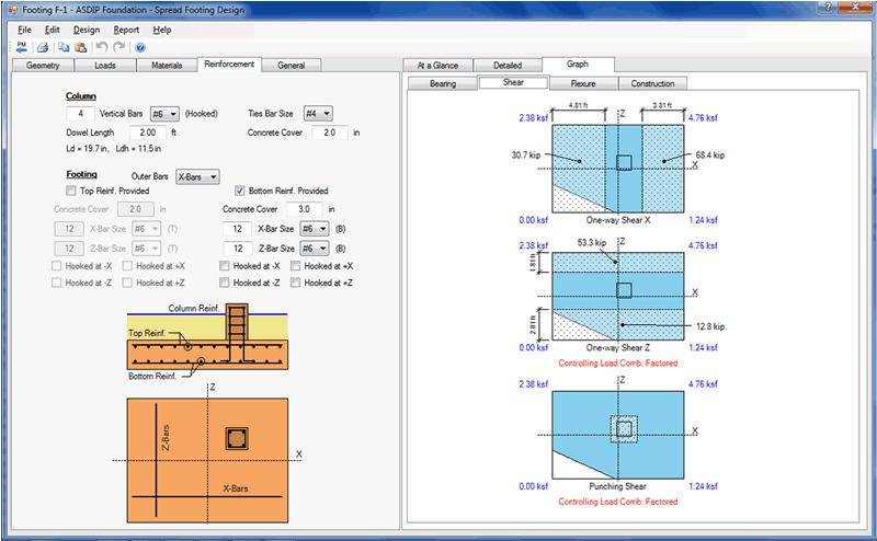 Calculation Main Window Being ASDIP Foundation a structural design package, the calculation modules are the essence of the software.