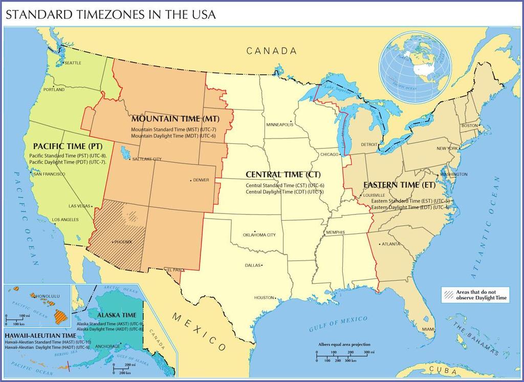 Time Zones Introduced Time had been measured purely by the sun s position, so what time it was determined locally 1883: American Railway Association