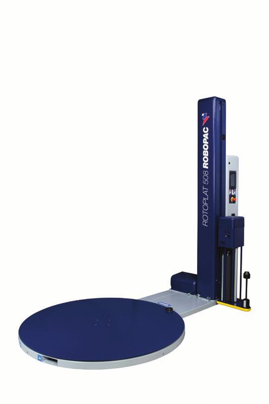 consistently around uniformed sized pallets Full range of accessories available (ramps, pit frame and digital weighing scales) Fully Automatic Rotary Arm Variable pre-stretch up to 400% Reduces film