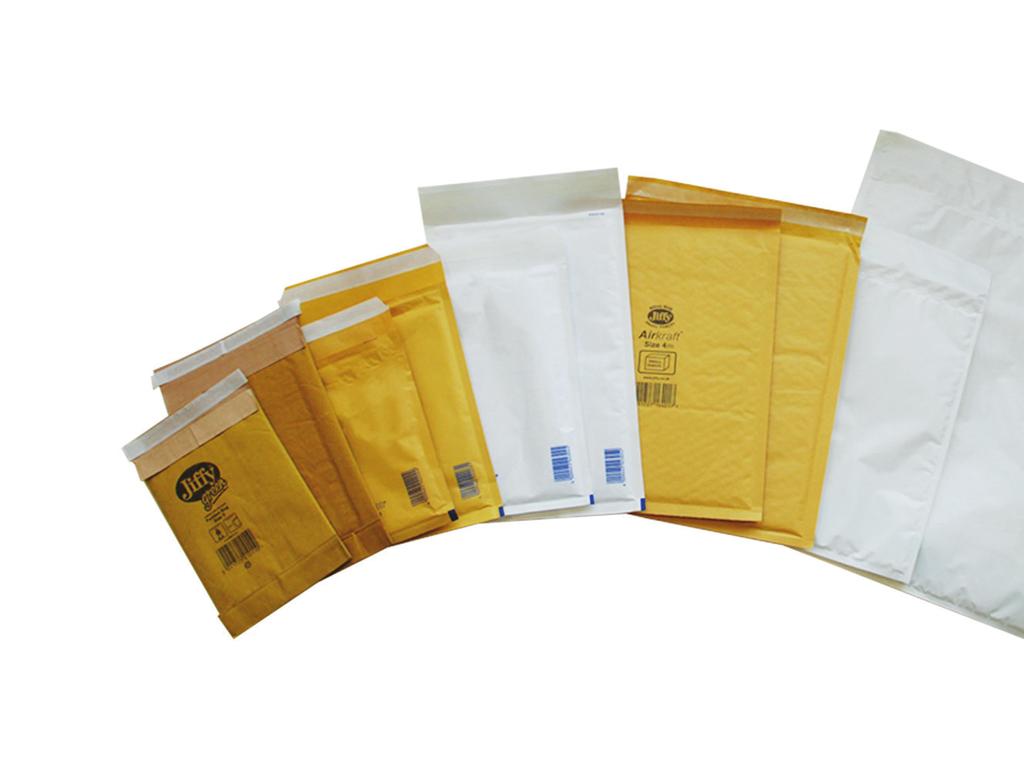 Arofol Envelopes Mailing Bags & Envelopes The most popular in our range, available in white or gold and FSC approved Lined with high