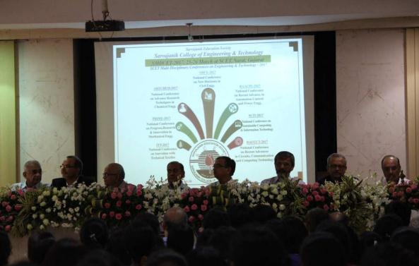 Inauguration of SMDCET 2017 All the Dignitaries, Deans, Head of Departments, faculty members of Sarvajanik College of Engineering & Technology and various engineering colleges, participants, research